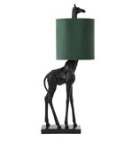 Tafellamp Giraffe - Zwart/Groen - 28x20x68 cm image number 0