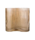 Vase Allure Wave - Sable brun - 12x18cm image number 4