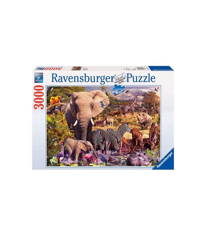 Puzzle 3000 p - Animaux du continent africain image number 0