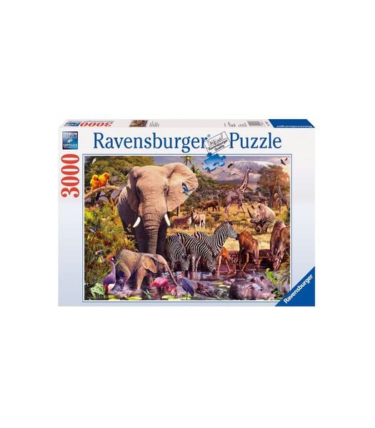 Puzzle 3000 p - Animaux du continent africain