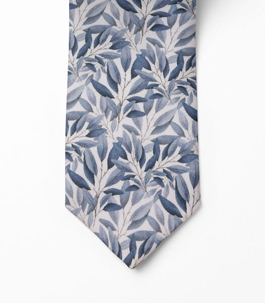 Cravate SORIA - imprimé fleuri - Fabriquée en Belgique