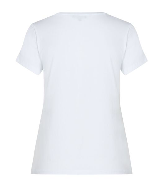 T-shirt en coton imprimé "pop-corn"