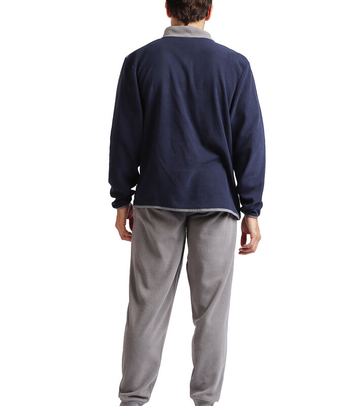Pyjama micropolaire tenue d'intérieur pantalon et haut image number 1