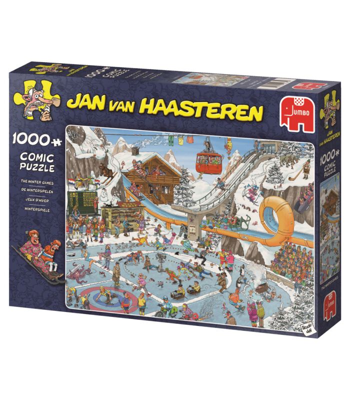 puzzel Jan van Haasteren De Winterspelen - 1000 stukjes image number 0