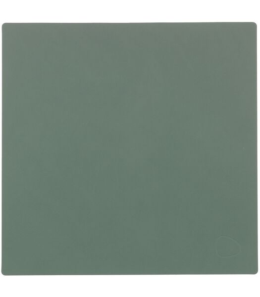Set de table  Nupo - Cuir - Vert pastel - 28 x 28 cm