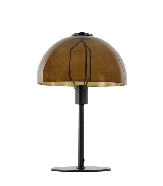 Tafellamp Mellan - Bruin/Zwart - Ø30cm