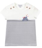T-shirt manches courtes motif imprimé chaton image number 0