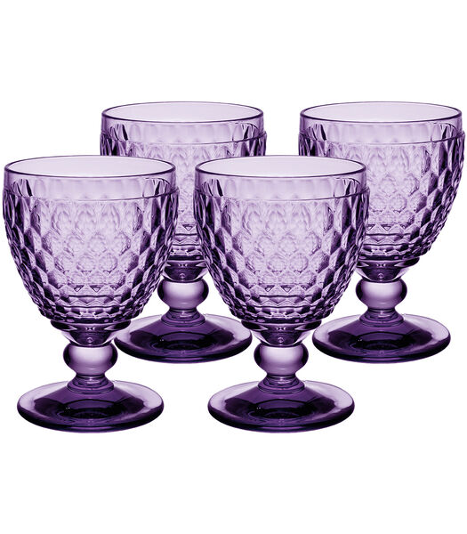 Waterglas 4 stuks Boston Lavender