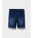 Slim jeansjeanshort voor jongens Sofustax image number 1