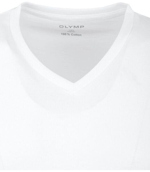 OLYMP T-Shirt Col-V Lot de 2