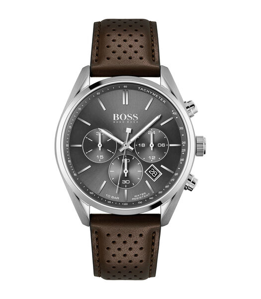 BOSS Champion Horloge zilverkleurig HB1513848