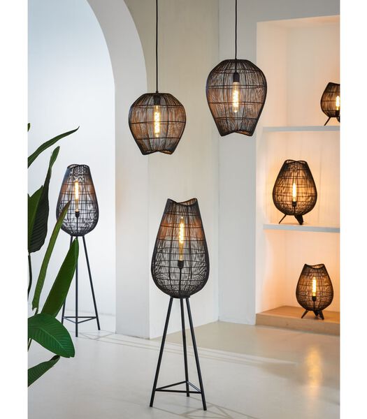 Lampe de Table Yumi - Noir - Ø40cm