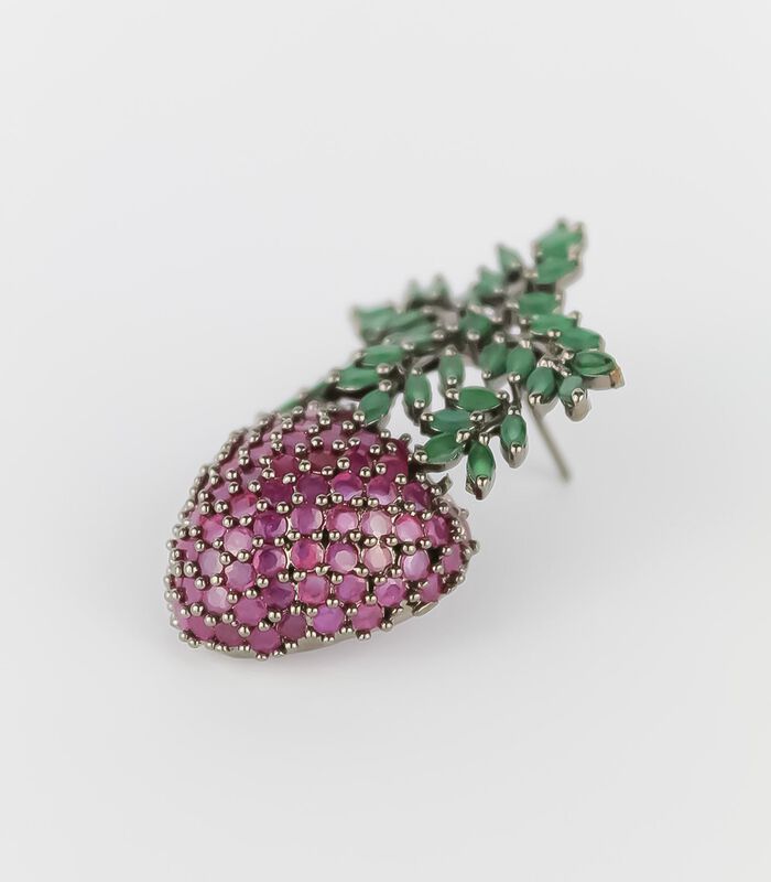 Boucles d'oreilles 'Wild Strawberry' image number 4