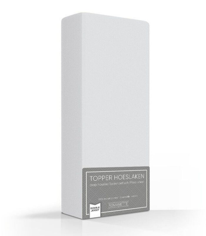 Hoeslaken topper silver double jersey image number 0