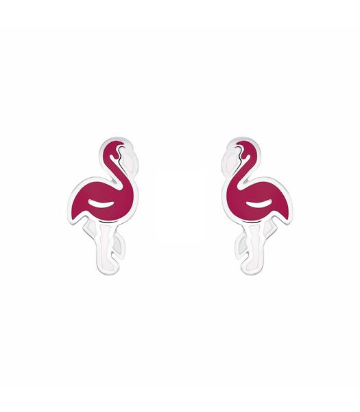 Oorbellen voor meisjes, 925 Sterling Zilver | Flamingo