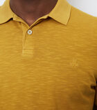 Polo ajusté à manches courtes en jersey image number 4