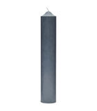 Stompkaars groen, Cilinder kaars (ØxH) 7x40 - RM Rustic Pillar Candle image number 0