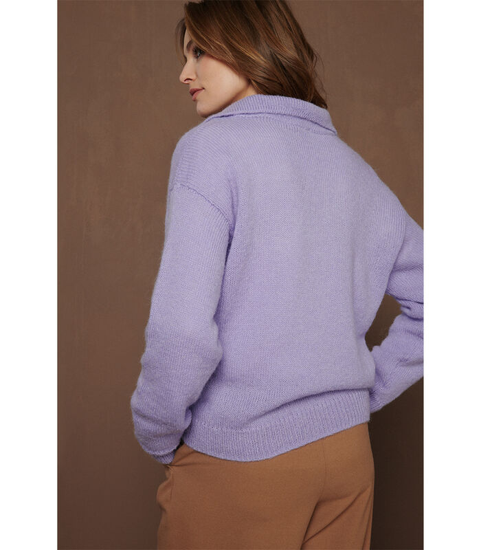 pull polo lilas image number 1