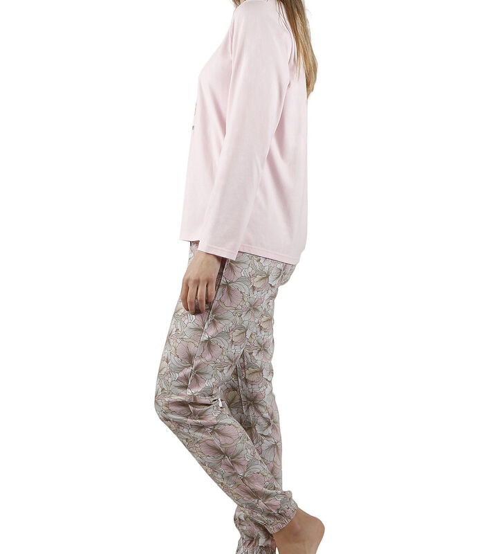 Pyjama broek top lange mouwen Made With Love image number 2