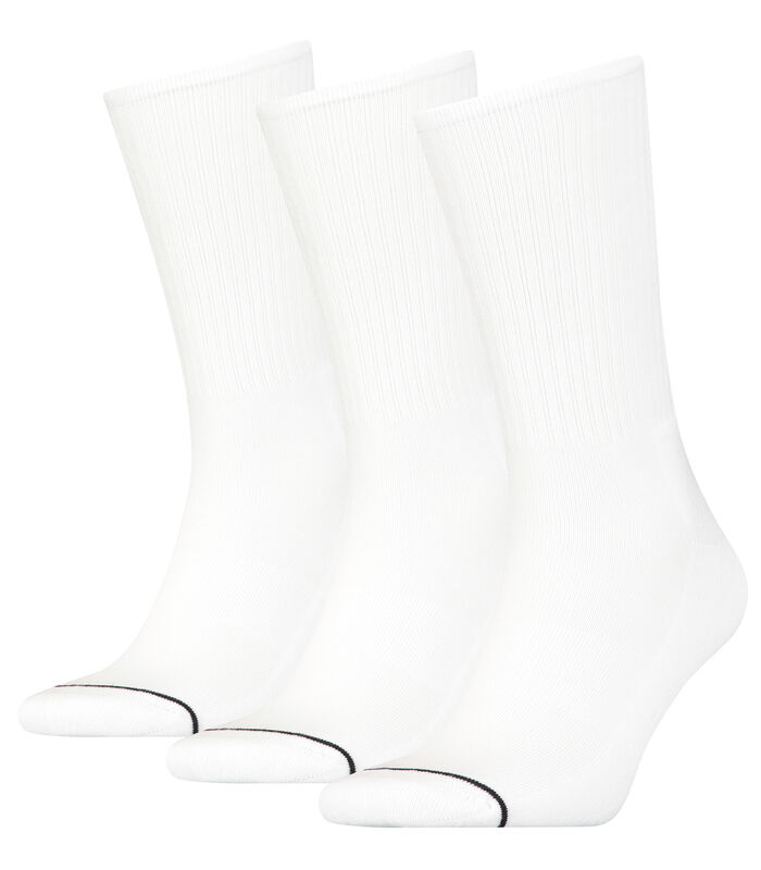 Lot de 3 paires de chaussettes athleisure - Homme -Blanc image number 1