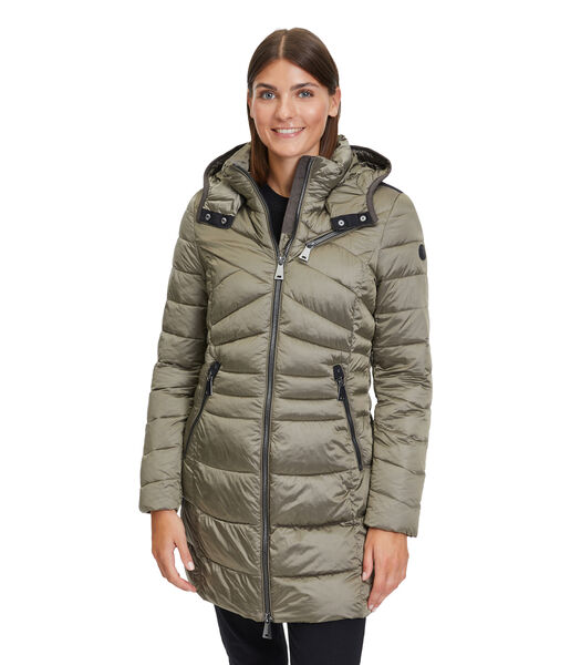 Manteau matelassé à capuche amovible