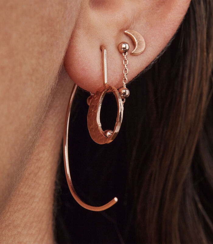 Boucles d'oreilles Or rose VH10111 image number 3