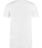 2-Pack Basic T-shirt Bio V-Neck Wit image number 1