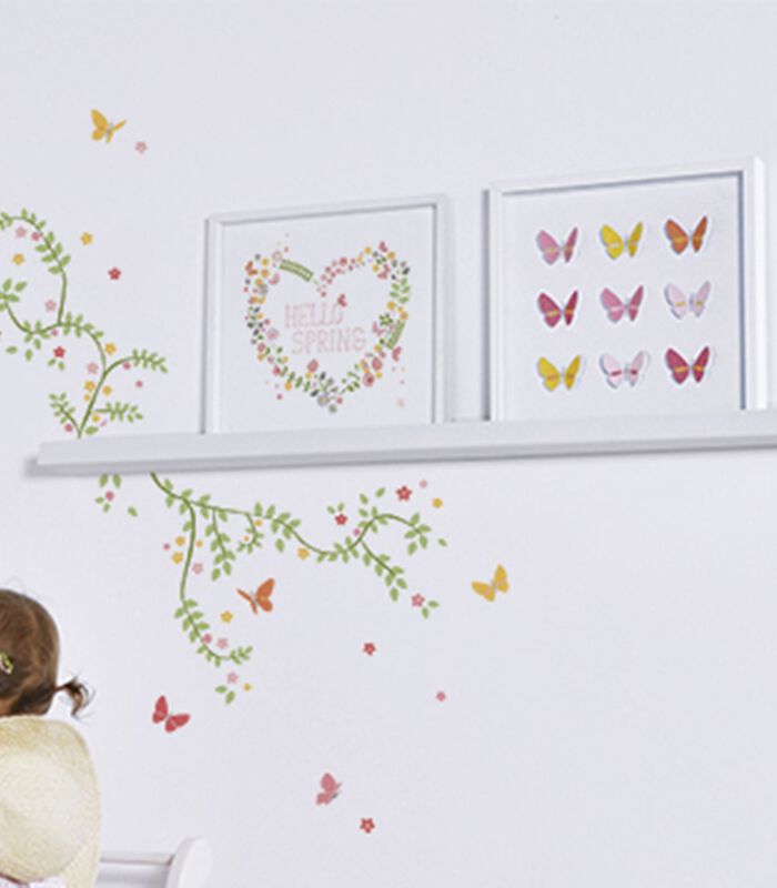HELLO SPRING - Affiche fleurs et papillons image number 3
