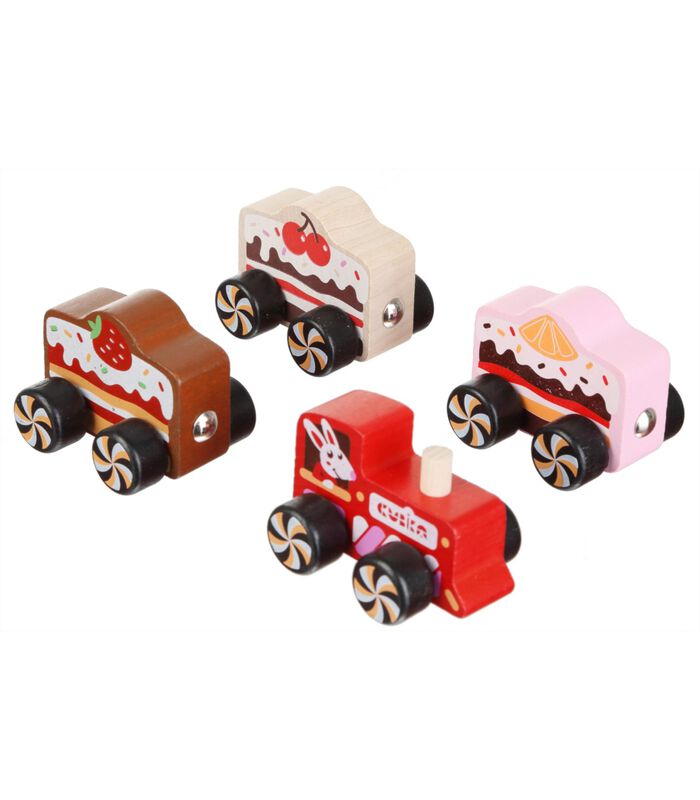 Wooden toy - train "Cakes" image number 3