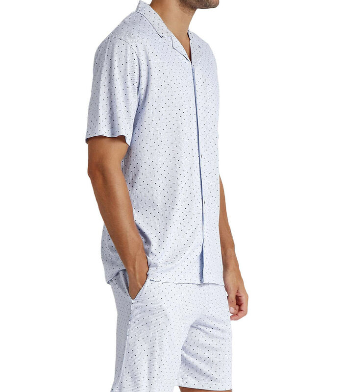 Pyjama short chemise Stripes And Dots image number 2