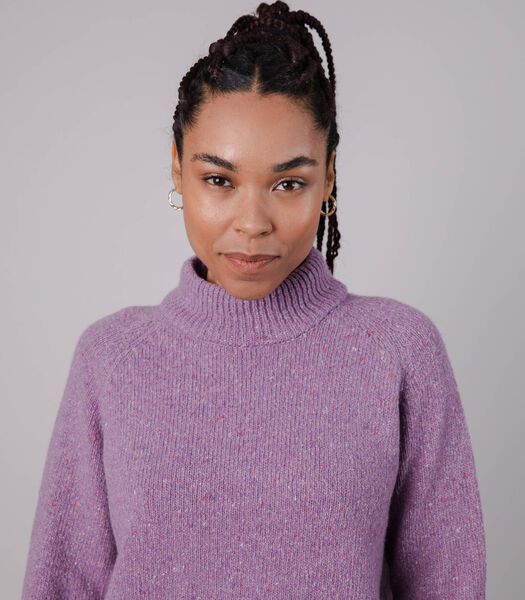 Perkins Wool Sweater Grape