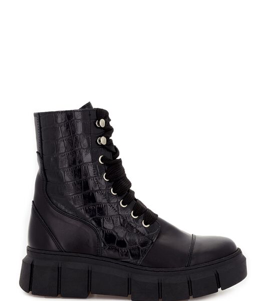 Can Can Black Croco Bottes