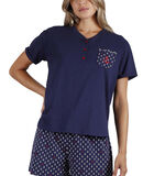 Pyjamashort t-shirt La Vie Est Belle image number 0