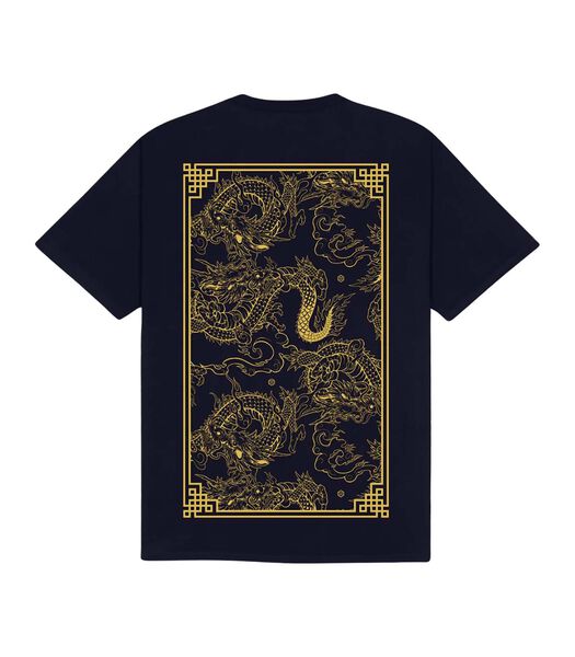 T-Shirt Dragon Chinois Dolly Noire