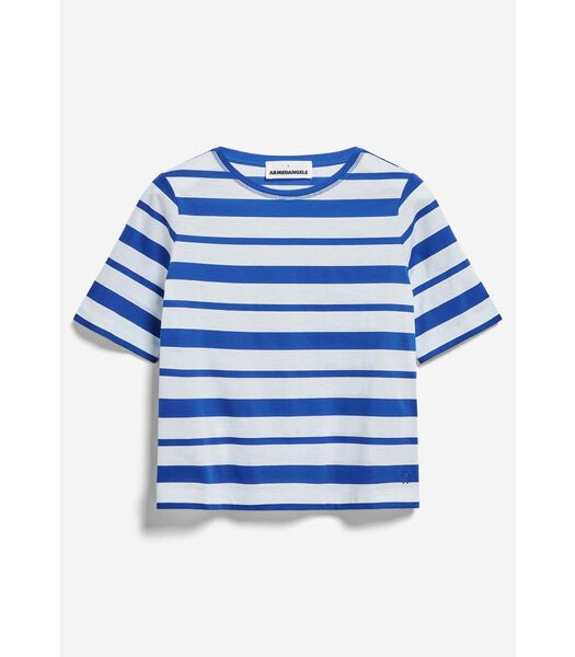 Dames-T-shirt Finiaa Block Stripes