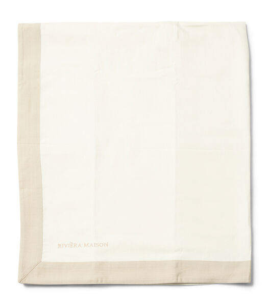 Tafelkleed katoen, Tafellakens - whisper white - Wit - 270x150 CM