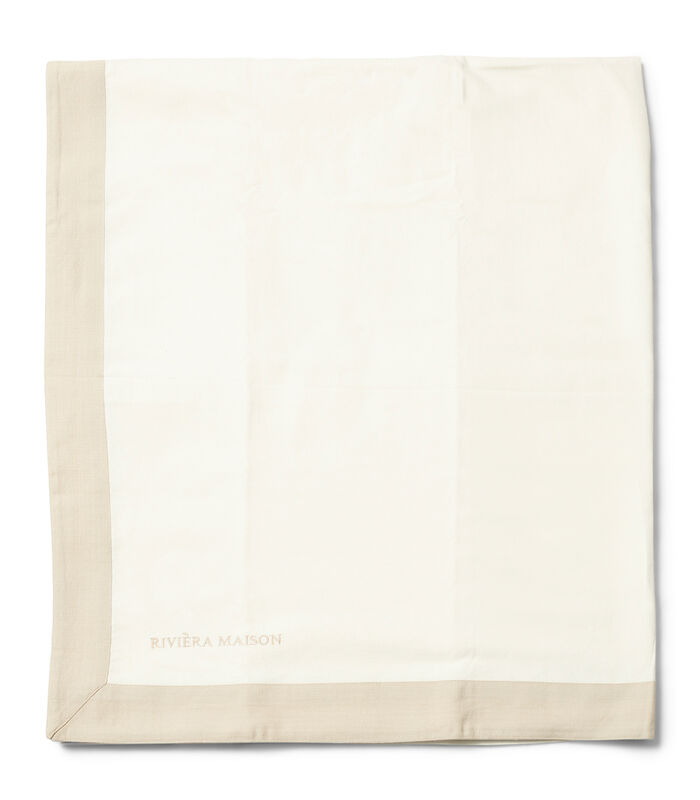 Tafelkleed katoen, Tafellakens - whisper white - Wit - 270x150 CM image number 0