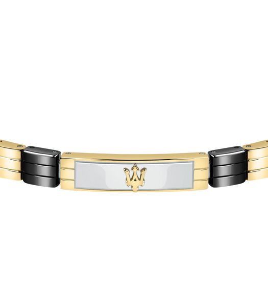 Bracelet en Acier, Cèramique, PVD or jaune JEWELS