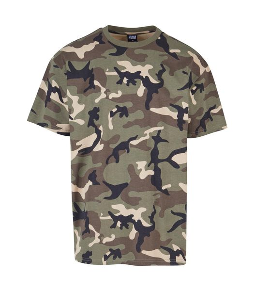 Dik camouflage T-shirt Oversize