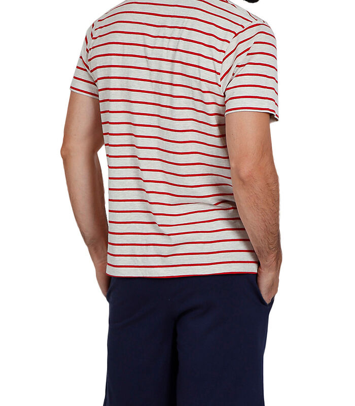 Pyjamashort t-shirt Brujula rood image number 1