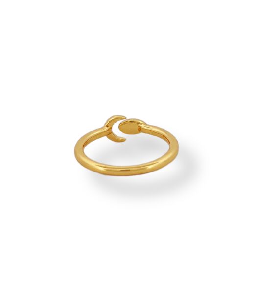 Ring - Maan Opal-ring - Goud