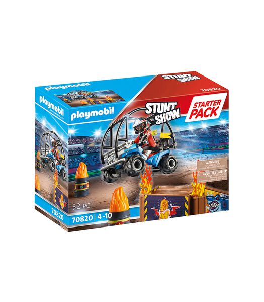Stunt Show Starterpack avec rampe et feu - 32 pièces