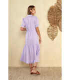 Zomerse jurk in lila kleur image number 1