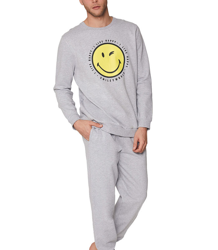 Pyjama pantalon et haut Family Smiley image number 0