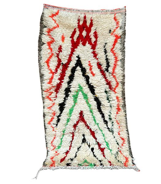 Tapis Berbere marocain pure laine 80 x 150 cm