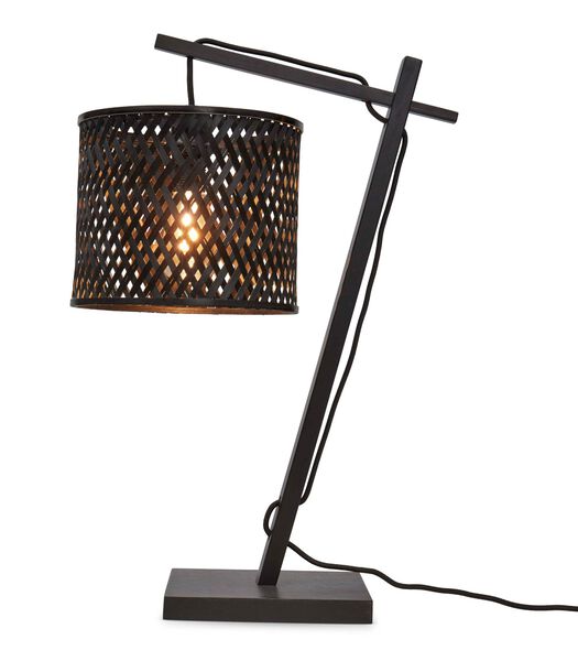 Tafellamp Java - Bamboe Zwart - 30x18x46cm