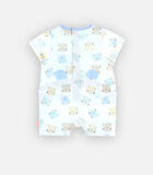 Pyjama combishort iconique en coton BIO, clair/écru image number 1