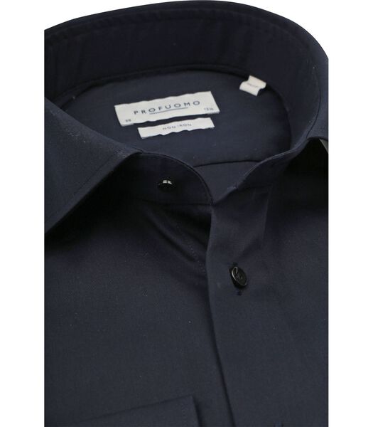 Profuomo Chemise Twill Marine Manches Extra Longues