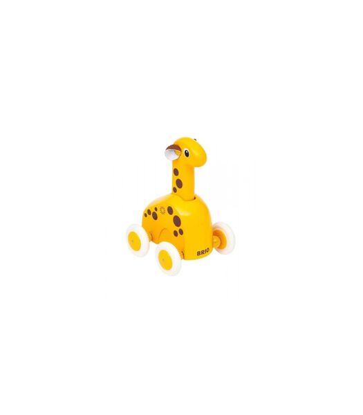 Houten Speelgoedvoertuig - Push & Go Giraf