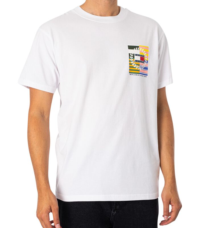 Relaxed T-Shirt Met Vlag image number 1